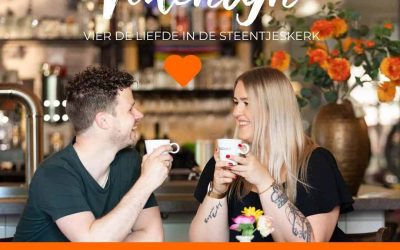 Valentijnsdag bij een wielercafé