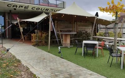 Winterterras bij Café Coureur – wielercafes.be Café Coureur in Borgloon - wielercafes.be